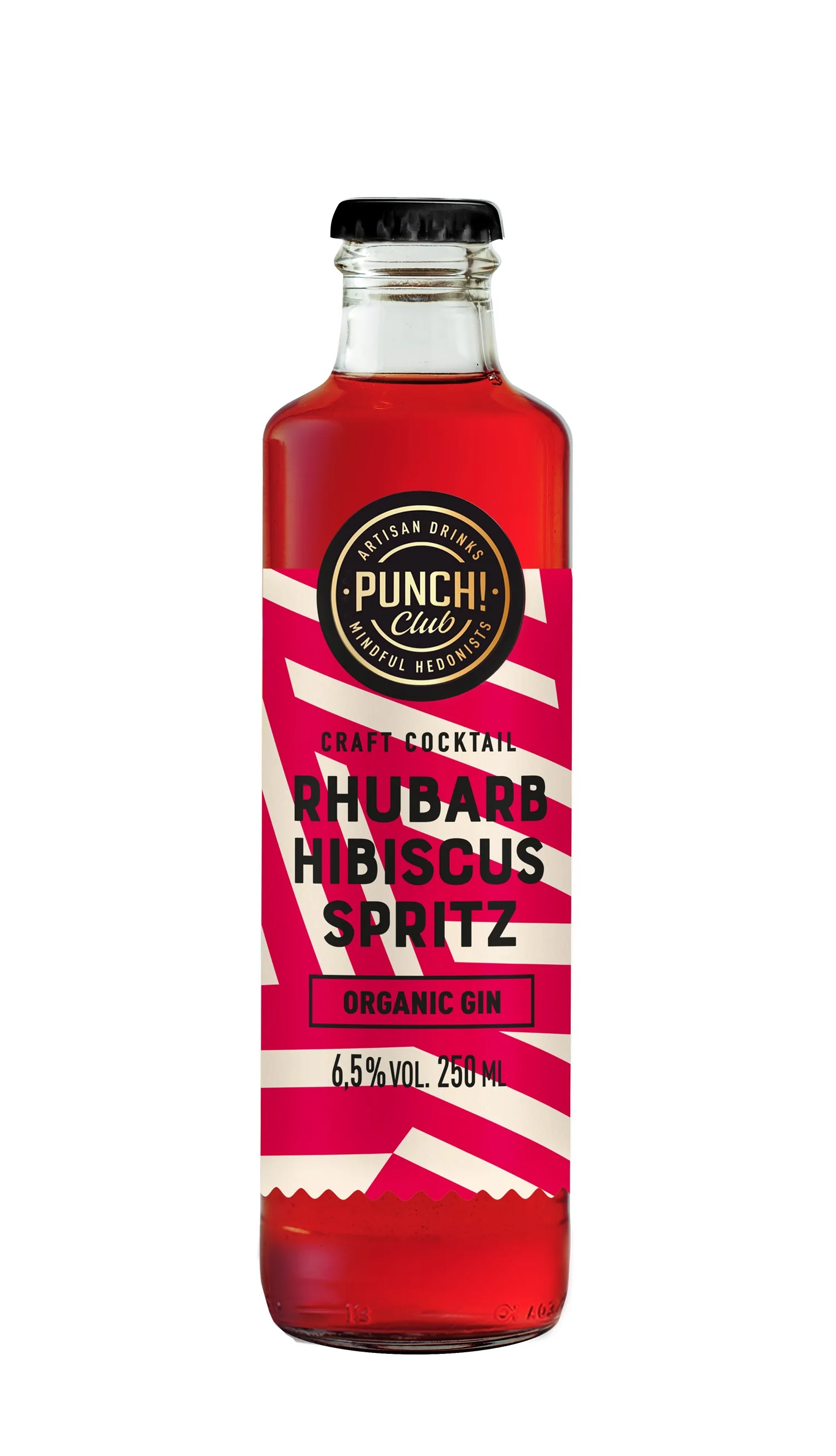 Коктейль Punch Club Rhubarb & Hibiscus Spritz, 6,5%, 0,25 л