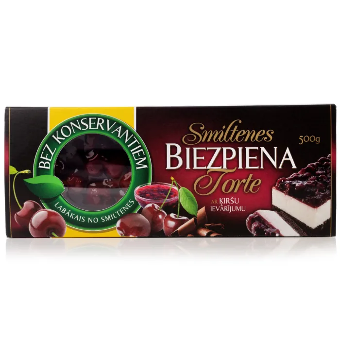 TORTE BIEZPIENA SMILTENE AR ĶIRŠIEM 500G