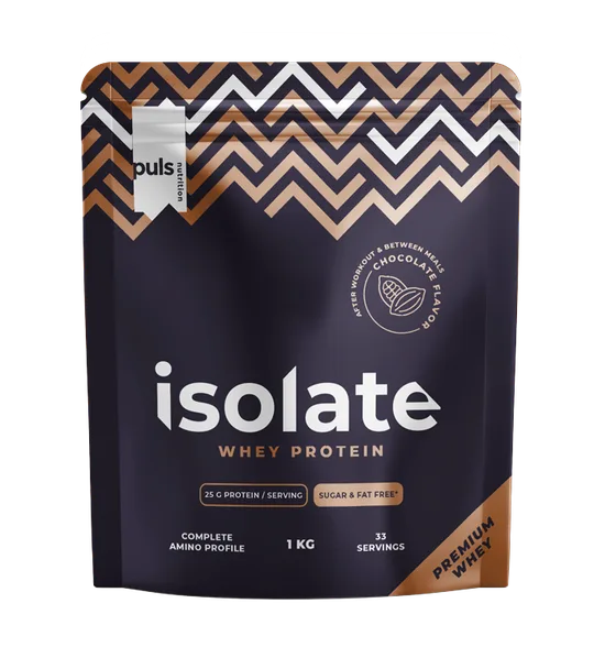 Puls Nutrition Whey Isolate Chocolate pulveris, 1000 g
