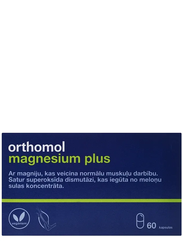 Orthomol Magnesium Plus kapsulas, 60 gb.