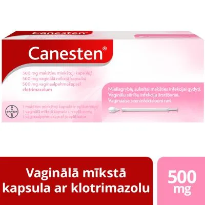 Canesten 500 mg vaginālā mīkstā kapsula N1