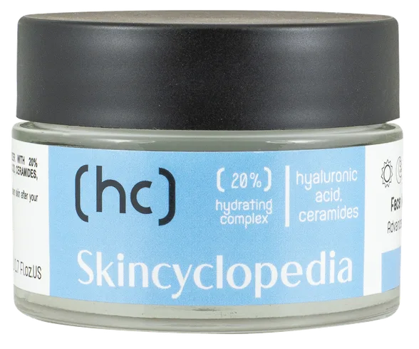 Skincyclopedia With 20% moisturizing complex, hyaluronic acid, ceramides and niacinamide day sejas krēms, 50 ml