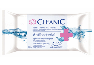 MITRĀS SALVETES CLEANIC ANTIBAKT. 15GAB.