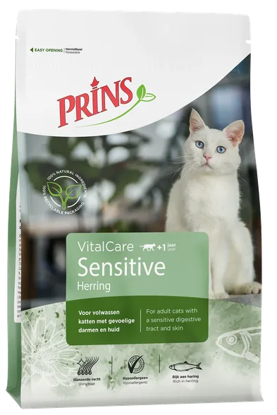 Prins Vitalcare Sensitive sausā barība, 4 kg