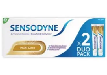 ZOBU PASTA SENSODYNE MULTICARE DUO 2X75ML