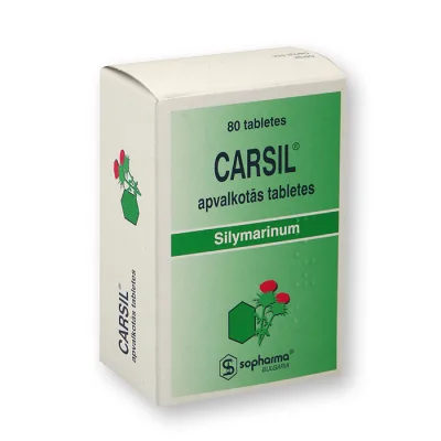 Carsil 22,5 mg apvalkotās tabletes N80