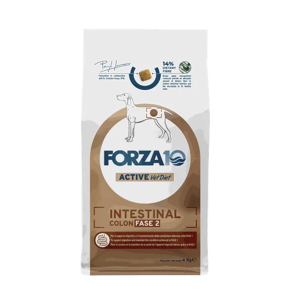 FORZA10 Active Vetdiet Intestinal colon fase 2, suņiem sausā barība, 4 kg