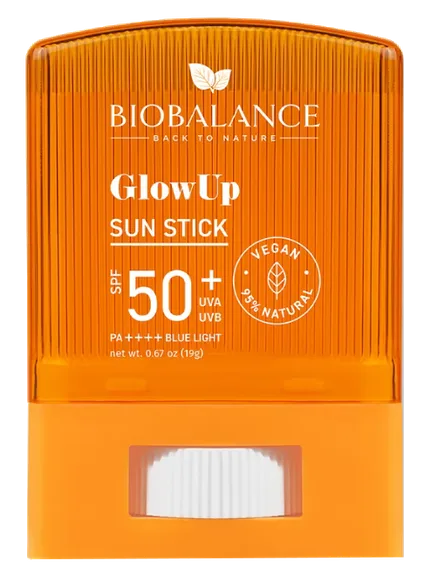 Biobalance Glow Up Sun stick SPF50 saules aizsarglīdzeklis, 19 g