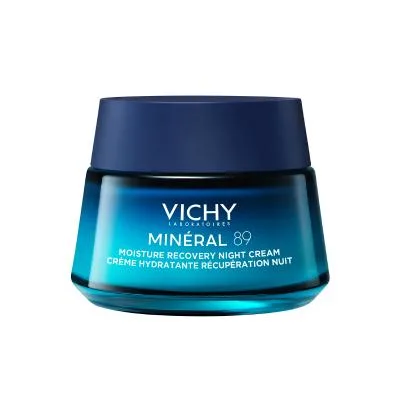 Vichy Mineral 89 mitrinošs atjaunojošs nakts krēms ar melatonīnu 50 ml