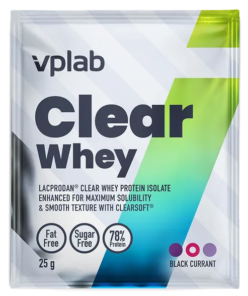 Протеиновый порошок VPLAB Clear Whey Чёрная смородина, 25 г