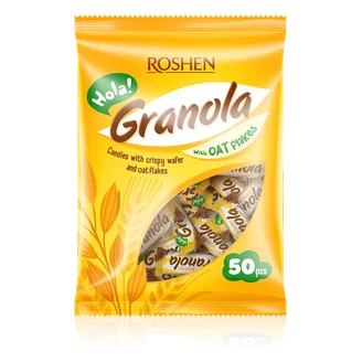 ŠOKOLĀDES KONFEKTES ROSHEN HOLA GRANOLA 500G