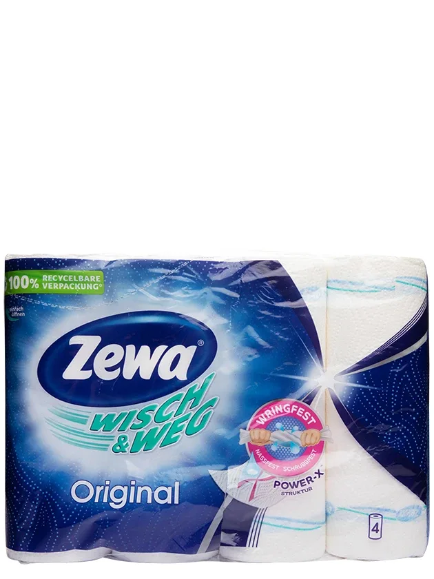 Zewa Klassik papīra virtuves dvieļi, 4 gb.
