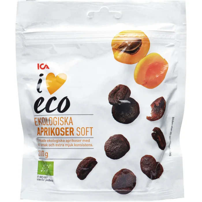 ŽĀVĒTAS APRIKOZES I LOVE ECO 200G