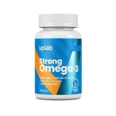 Vplab Strong Omega 3 mīkstās kapsulas N60