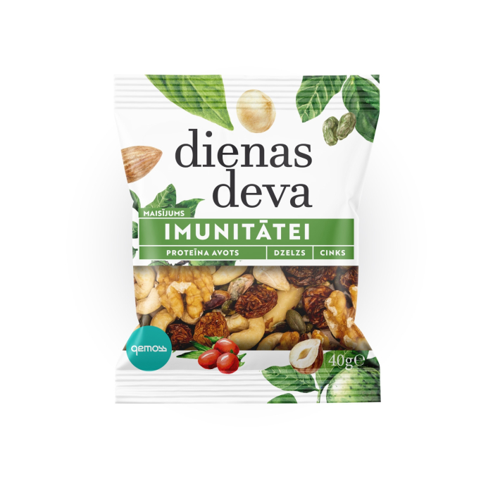 RIEKSTU MAISĪJUMS ZELTA RIEKSTS DIENAS DEVA IMUNITĀTEI 40G