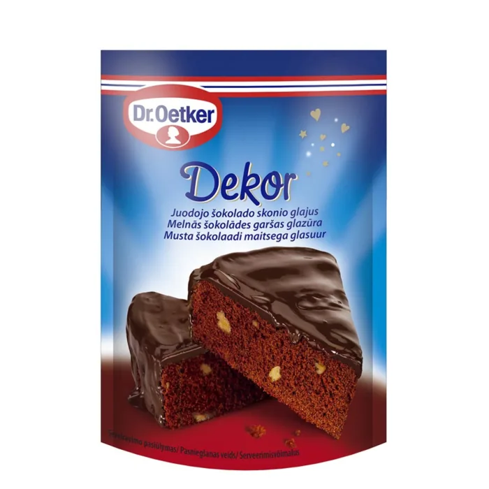 GLAZŪRA DR.OETKER AR MELNĀS ŠOKOLĀDES GARŠU 100G