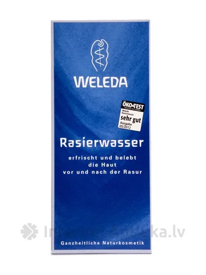 Weleda sejas ūdens vīriešiem pirms un pēc skūšanās, 100 ml