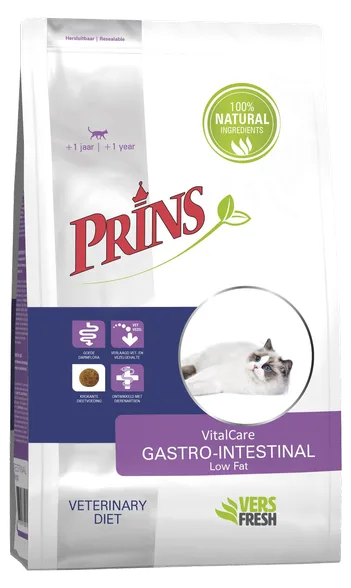 Prins Vitalcare Diet Gastro-Intestinal low fat sausā barība, 5 kg