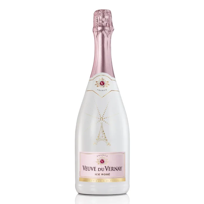 DZIRKSTOŠAIS VĪNS VEUVE DU VERNAY ICE ROSE 11% 0,75L
