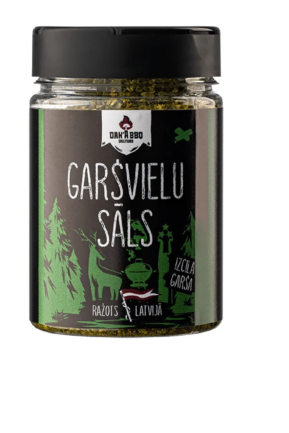 GARŠVIELU SĀLS OAK'A BBQ, 160G