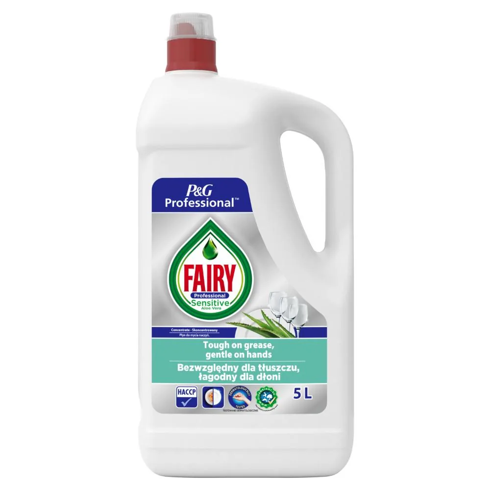 TRAUKU MAZGĀŠANAS LĪDZEKLIS FAIRY PROFESSIONAL SENSITIVE, 5 L
