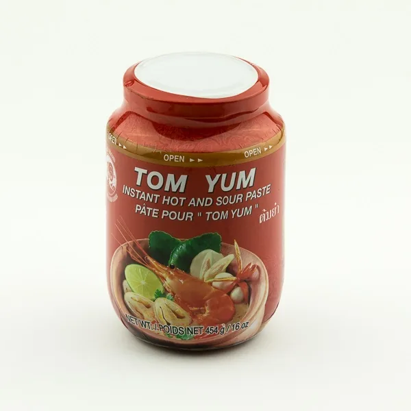 ĀTRI PAGATAVOJAMA KARSTA UN SKĀBA PASTA TOM YUM COCK BRAND, 454G