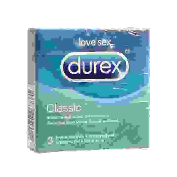 PREZERVATĪVI DUREX CLASSIC 3GAB