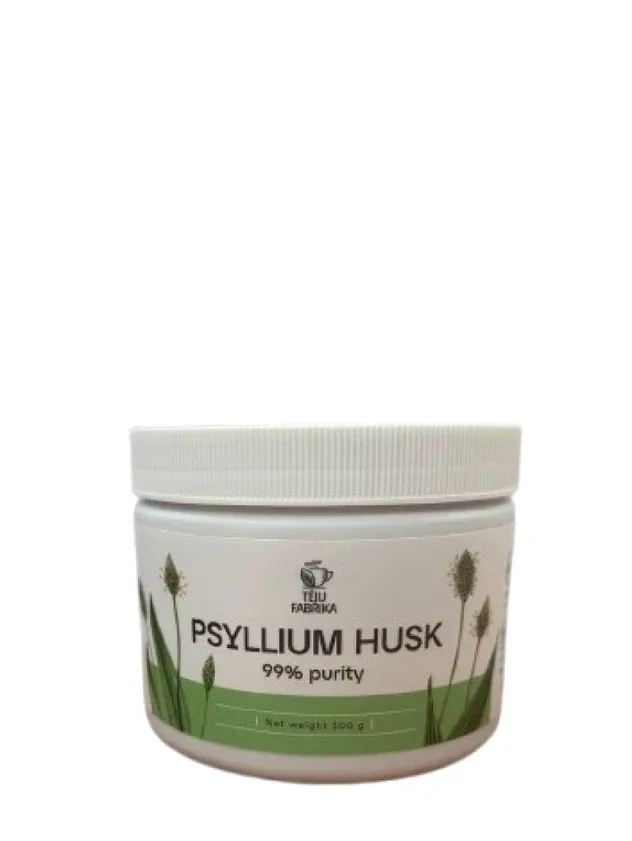 Psyllium husk psilliums ceļteka sēklu mizas pulveris, 200 g