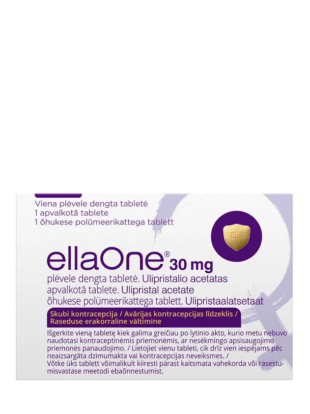 Ellaone 30 mg, 1 tablete