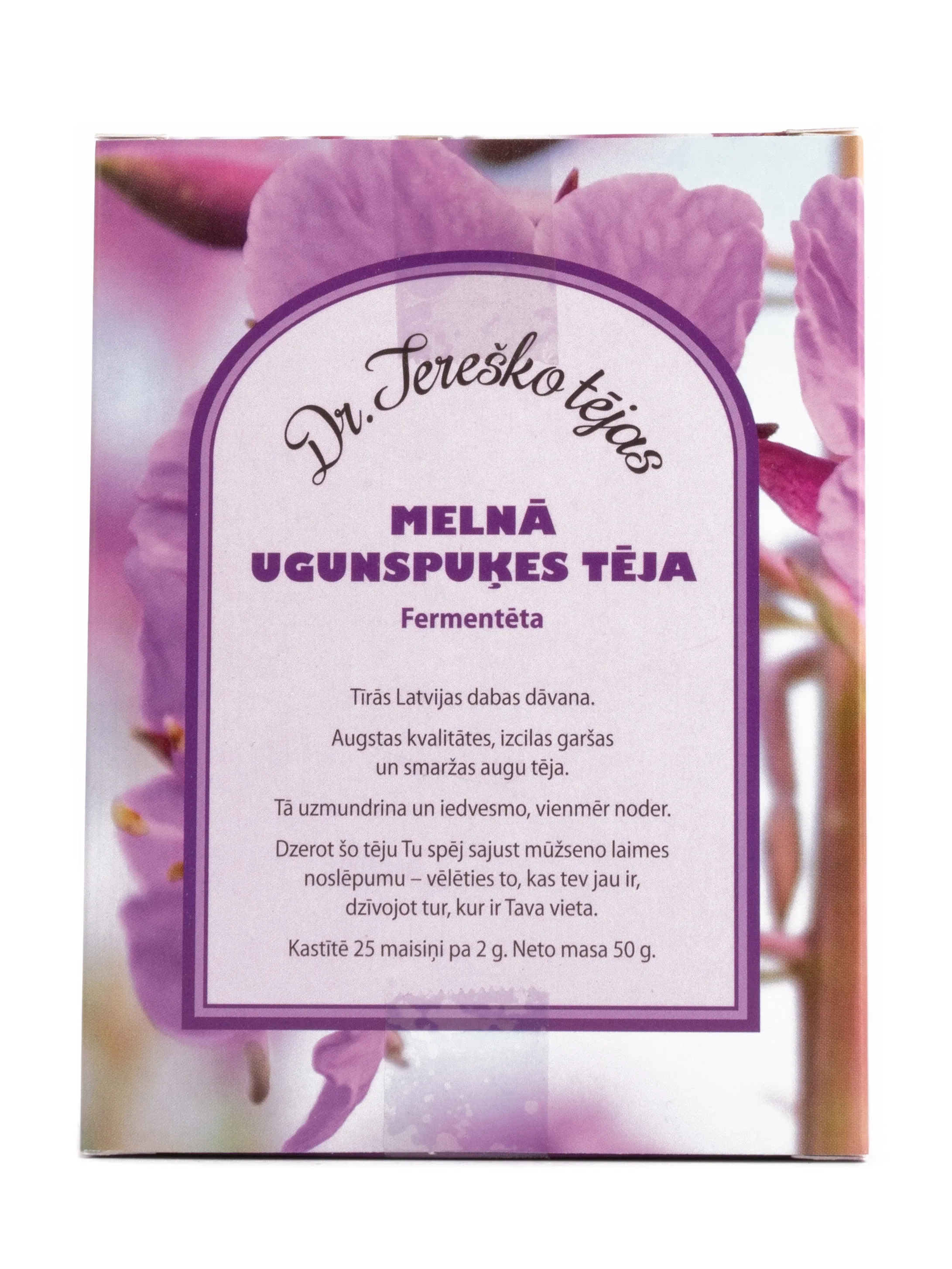 Dr.Tereško tēja - melnā ugunspuķe, 25 paciņas