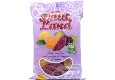 MARMELĀDE FRUIT LAND VĪNOGU CITRONU 200G