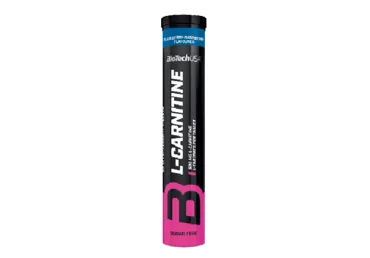 UZTURA BAGĀTINĀTĀJS L-CARNITINE MELLEŅU 20 TABLETES BIOTECH 500MG