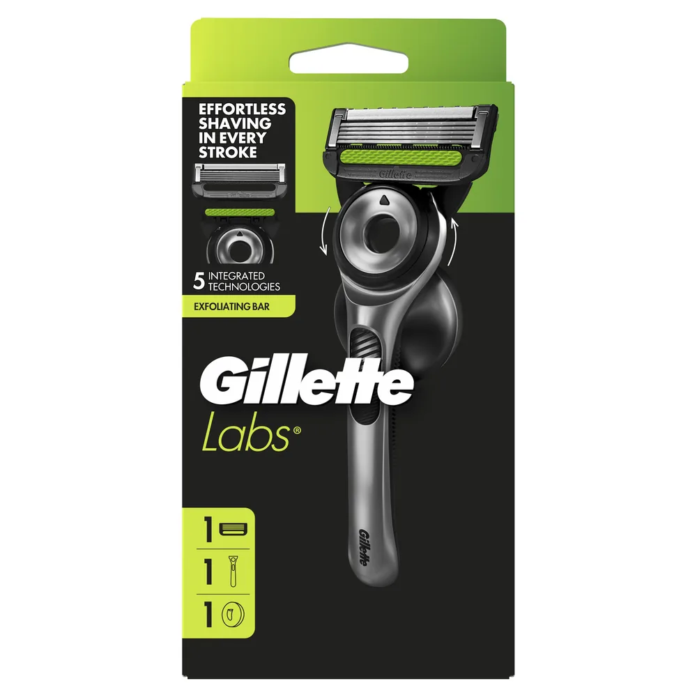 GILLETTE LABS SKUVEKLIS UN TĀ TURĒTĀJS