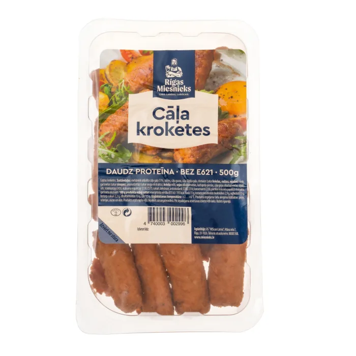 CĀĻA KROKETES RĪGAS MIESNIEKS 500G