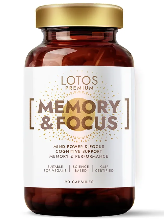 Lotos Premium Memory & Focus kapsulas, 90 gb.
