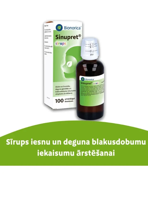 Sinupret sīrups, 100 ml