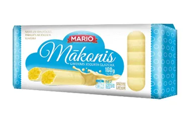 KUKURŪZAS NŪJIŅAS MĀKONIS MARIO JOGURTA GLAZŪRĀ 160G