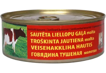 STERILIZĒTI KONSERVI BRASLA SAUTĒTA MALTA LIELLOPU GAĻA 240G