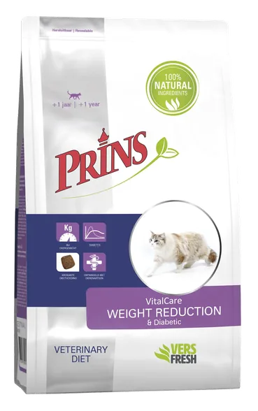 Prins Vitalcare Diet Weight reduction & diabetic sausā barība, 5 kg