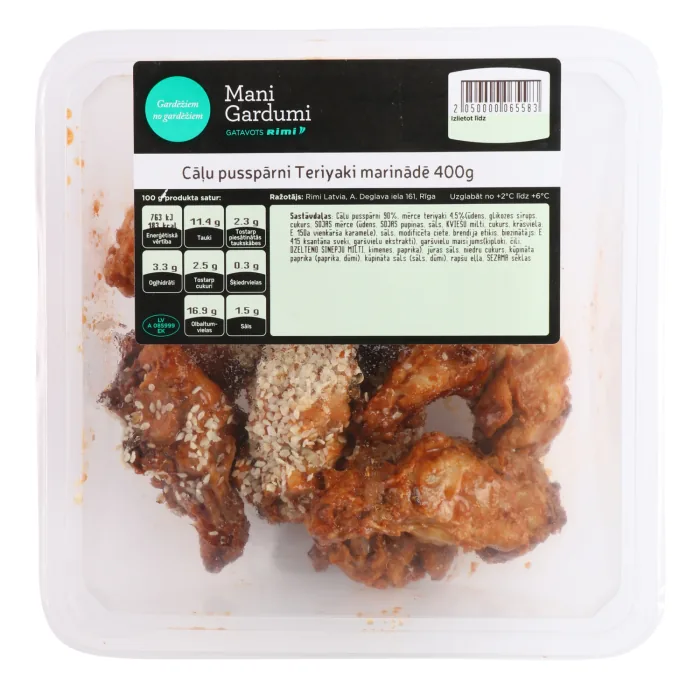 CĀĻU PUSSPĀRNI TERIYAKI MARINĀDĒ 400G