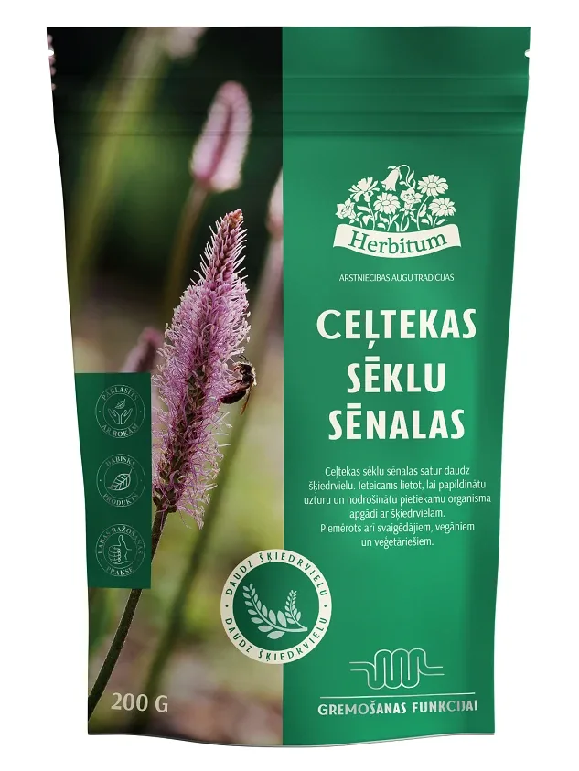 Herbitum ceļtekas sēklu sēnalas, 200 g
