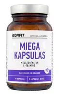 ICONFIT MIEGA KAPSULAS (MELATONĪNS UN L-TEANĪNS), N90, 90 KAPSULAS