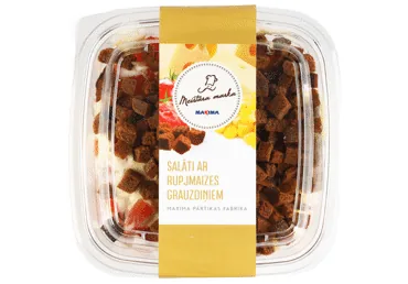 SALĀTI AR RUPJMAIZES GRAUZDIŅIEM MEISTARA MARKA 450G