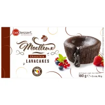 LAVAS KŪKA BELDESSERT AR TUMŠĀS ŠOKOLĀDES PILDĪJUMU, SALDĒTA 2X90G