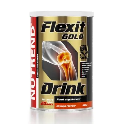 Flexit Gold Drink ar apelsīna garšu pulveris 400 g