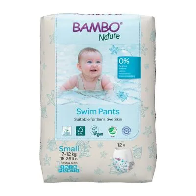 Bambo Nature Swim Pants peldēšanās biksītes S 7-12 kg N12