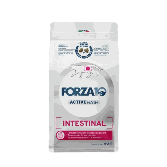 FORZA10 Active Vetdiet Cat intestinal, kaķiem sausā barība, 400 g