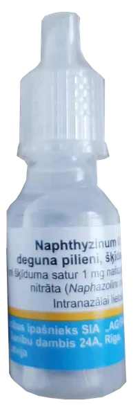 Naphthyzinum 0,1% deguna pilieni, 10 ml