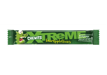 KONFEKTES CHEWITS XTREME SOUR APPLE 30G