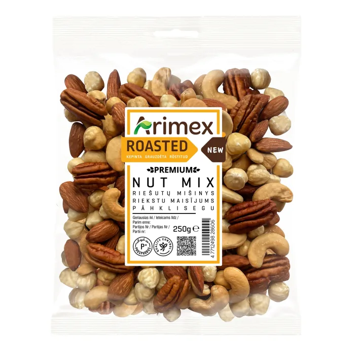 GRAUZDĒTU RIEKSTU MAISĪJUMS ARIMEX PREMIUM 250G
